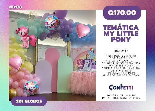 Set de Guirnalda My Little Pony #D138