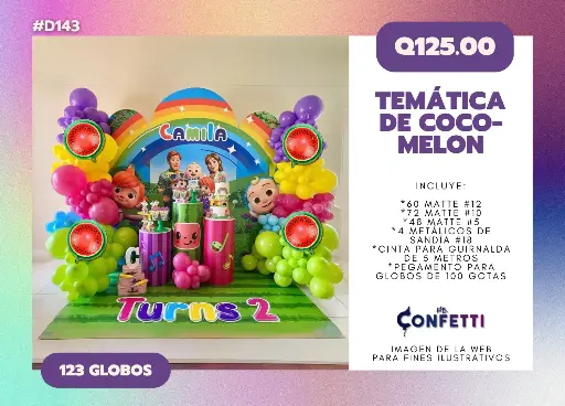 Set de Guirnalda Cocomelon #D143