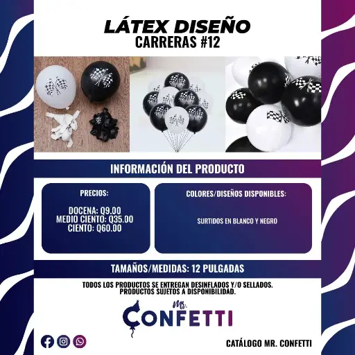 Látex #12 Carreras