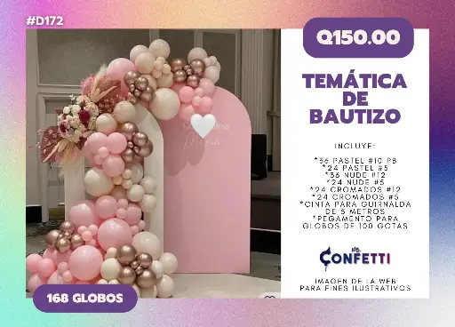 Set de Guirnalda Bautizo #D172