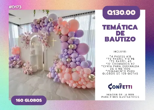 Set de Guirnalda Bautizo #D173