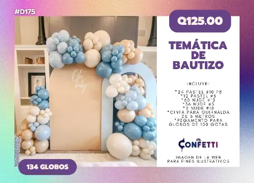 Set de Guirnalda Bautizo #D175