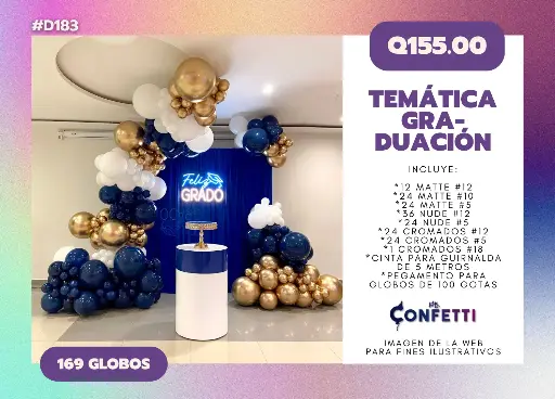 Set de Guirnalda Graduación #D183