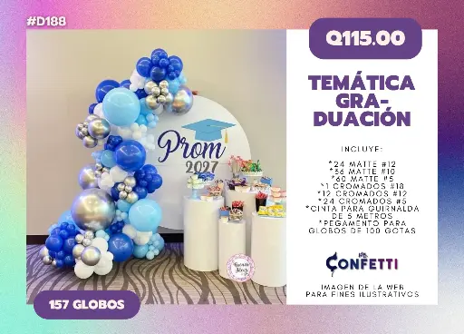 Set de Guirnalda Graduación #D188