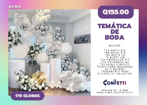 Set de Guirnalda Boda #D189