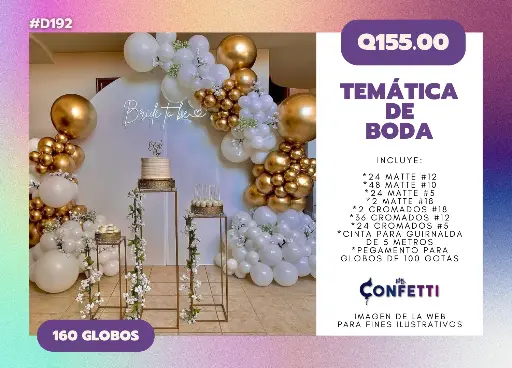 Set de Guirnalda Boda #D192