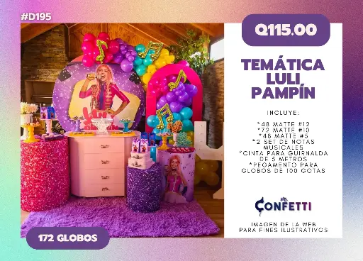 Set de Guirnalda Luli Pampín #D195