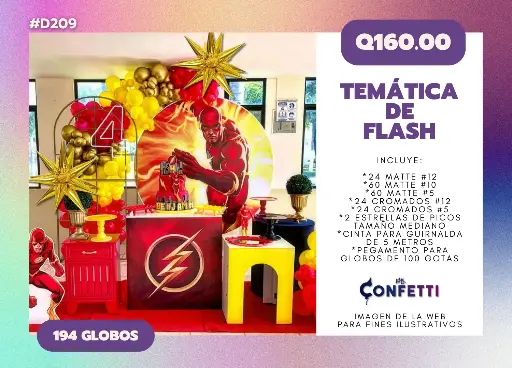 Set de Guirnalda Flash #D209