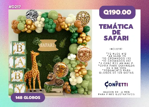 Set de Guirnalda Safari #D217
