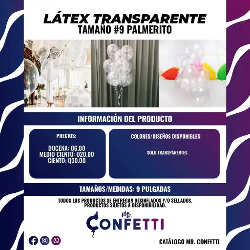 Látex Transparentes #9
