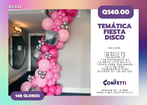 Set de Guirnalda Fiesta Disco #D222