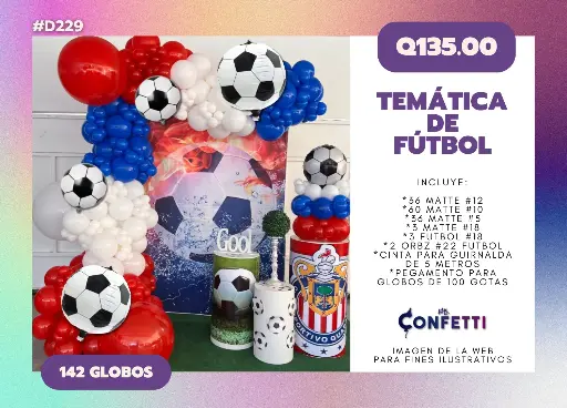 Set de Guirnalda Fútbol #D229