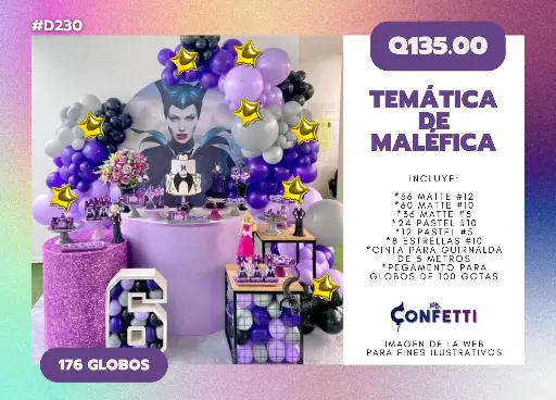 Set de Guirnalda Maléfica #D230