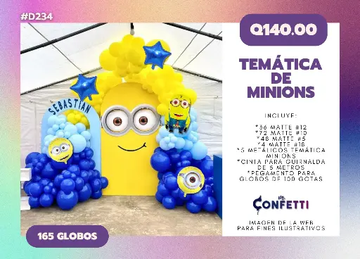Set de Guirnalda Minions #D140