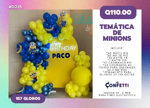 Set de Guirnalda Minions #D235
