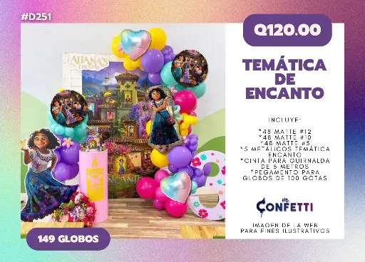 Set de Guirnalda Encanto #D251
