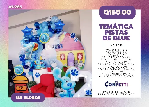 Set de Guirnalda Pistas de Blue #D265