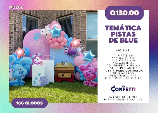 Set de Guirnalda Pistas de Blue #D266