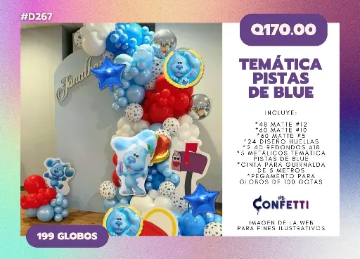 Set de Guirnalda Pistas de Blue #D267