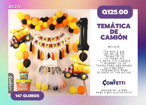 Set de Guirnalda Camión #D271