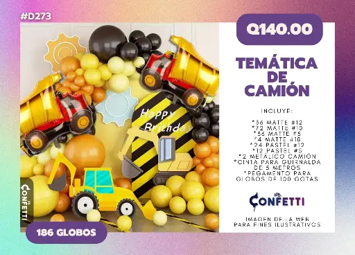 Set de Guirnalda Camión #D273
