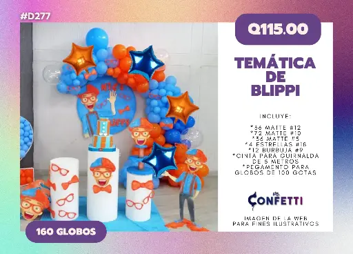 Set de Guirnalda Blippi #D277