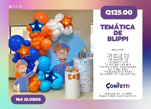 Set de Guirnalda Blippi #D278