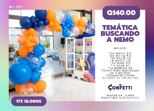 Set de Guirnalda Buscando a Nemo #D280
