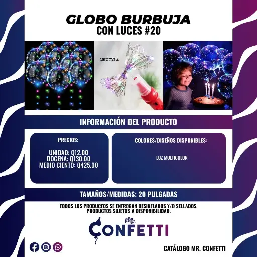 Burbuja con Luces #20