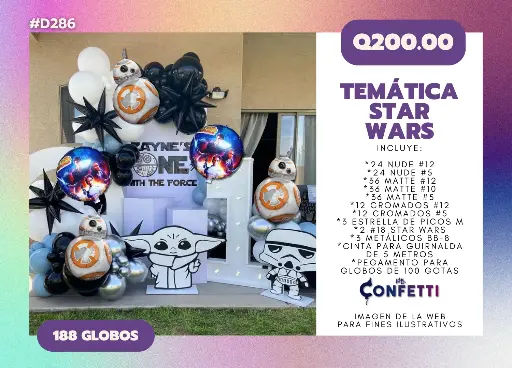 Set de Guirnalda Star Wars #D286