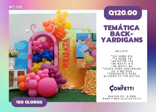 Set de Guirnalda Backyardigans #D318