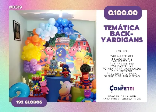 Set de Guirnalda Backyardigans #D319