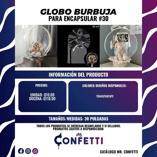 Burbuja para Encapsular #30