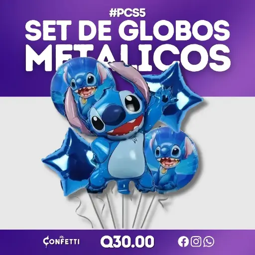 Set de 5 PCS STICH #PCS5