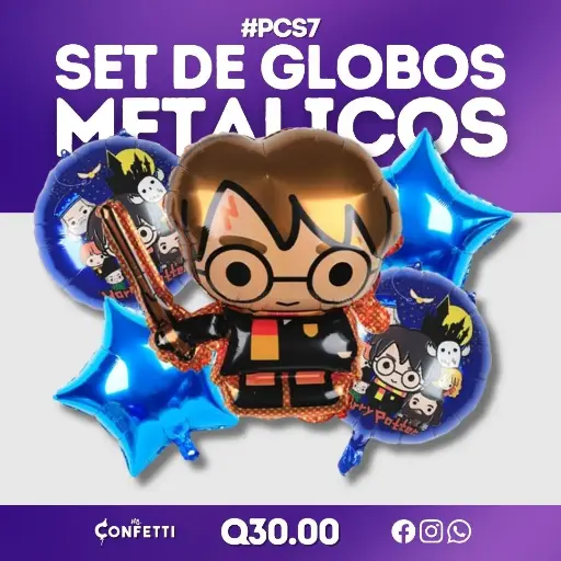 Set de 5 PCS Harry Potter #PCS7