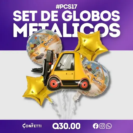 Set de 5 PCS Máquina Elevadora #PCS17