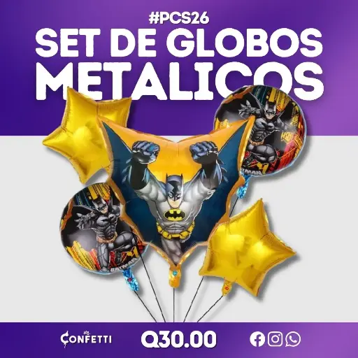 Set de 5 PCS Batman #PCS26