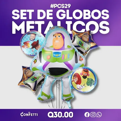 Set de 5 PCS Buzz Ligthyear #PCS29
