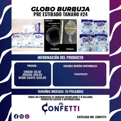 Burbuja #24 Pre-Estirado