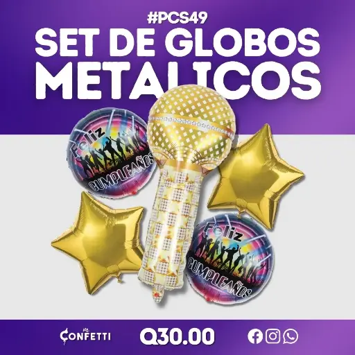 Set de 5 PCS Micrófono Música #PCS49
