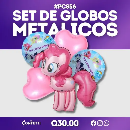 Set de 5 PCS My Little Pony #PCS56