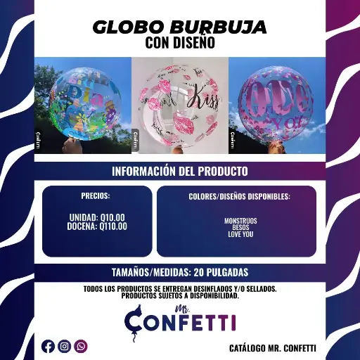 Burbuja #20 con Diseños