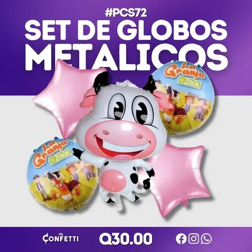 Set de 5 PCS La Vaca Lola #PCS72
