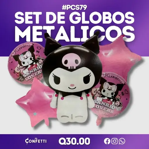 Set de 5PCS Kuromi #PCS79
