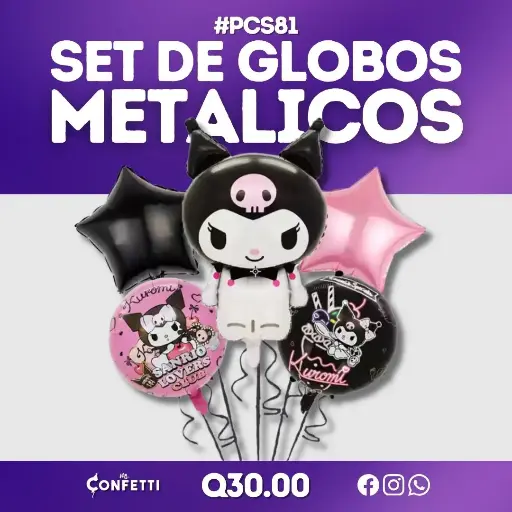 Set de 5PCS Kuromi #PCS81