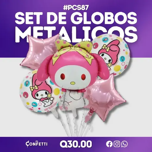 Set de 5PCS My Melody #PCS87