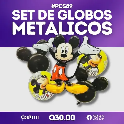 Set de 5PCS Mickey Mouse #PCS89