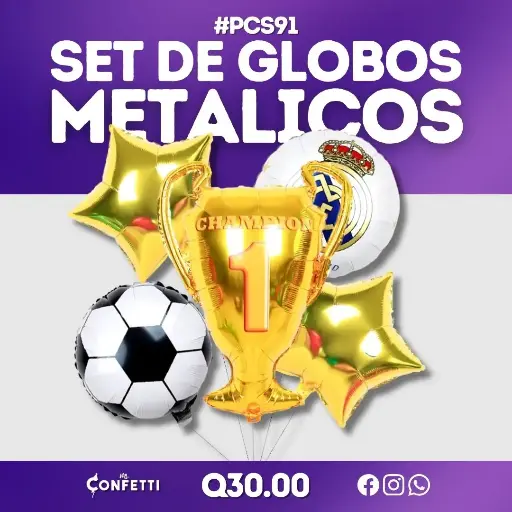 Set de 5PCS Real Madrid #PCS91