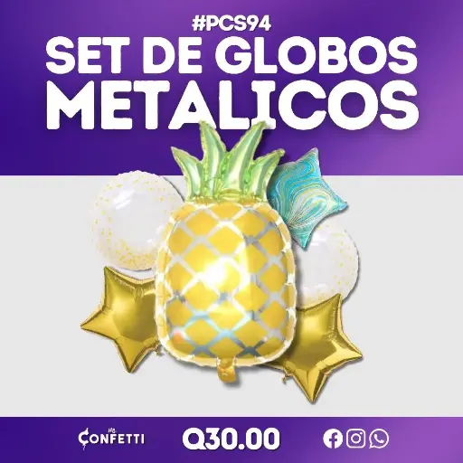 Set de 5PCS Fruta Piña #PCS94