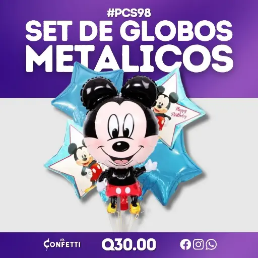 Set de 5PCS Mickey Mouse #PCS98